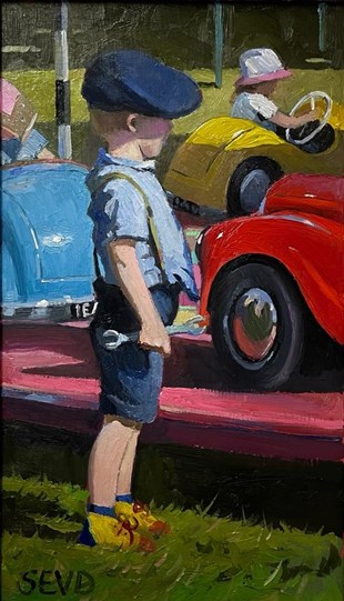 Fun at the Fair by Sherree Valentine Daines - Original Painting on Board